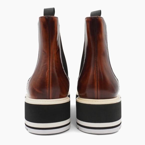 PRADA Microsole Brogue Chelsea Boots 39
